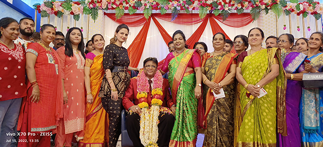 Bro Andrew Richard marks his 60th Birthday 2022 with grandeur at Prayer Centre, Valahcil in Mangalore on July 15th Friday along with large devotees and members of Grace Ministry.